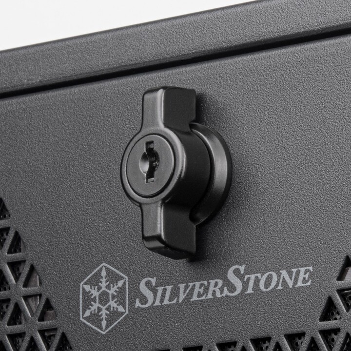 Gabinete de computador torre Silverstone SST-RM44 preto