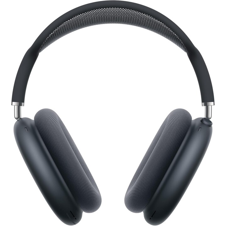 Apple AirPods Max, cuffie wireless over-ear, cancellazione attiva del rumore professionale, ricarica USB-C, nero mezzanotte