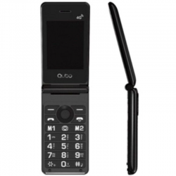 Qubo X-28 Téléphone portable 4G pour seniors/Noir