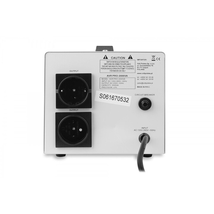 AVR PRO 2000VA 3% VOLTAGE STABILIZER