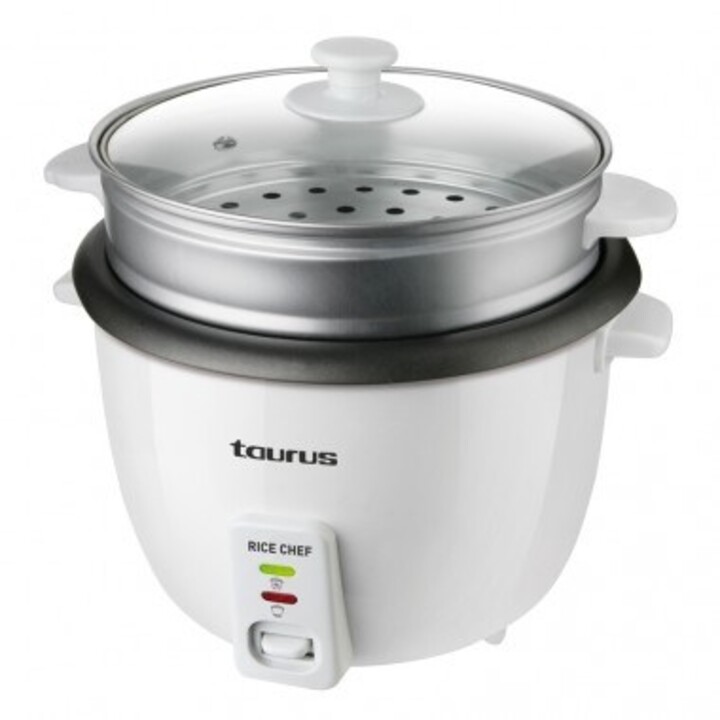 Panela elétrica de arroz Taurus RICE CHEF 1,8 L 700 W Cinza, Branco