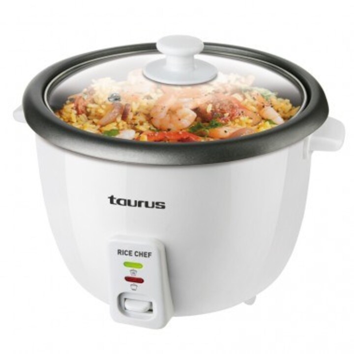 Panela elétrica de arroz Taurus RICE CHEF 1,8 L 700 W Cinza, Branco