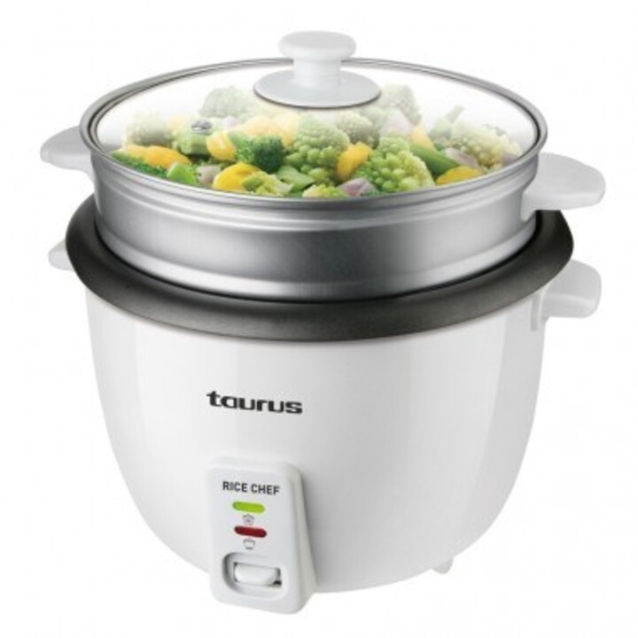Panela elétrica de arroz Taurus RICE CHEF 1,8 L 700 W Cinza, Branco