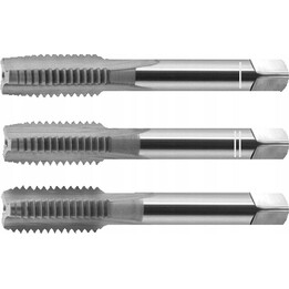 Fanar M12 rubinetto da macchina DIN-352 HSSE specifico per lavori in acciaio inox, argento