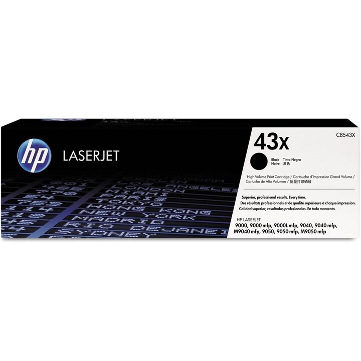 Toner hp 43x black high capacity 9000 9040 m9040 9050 m9050 30000 pages