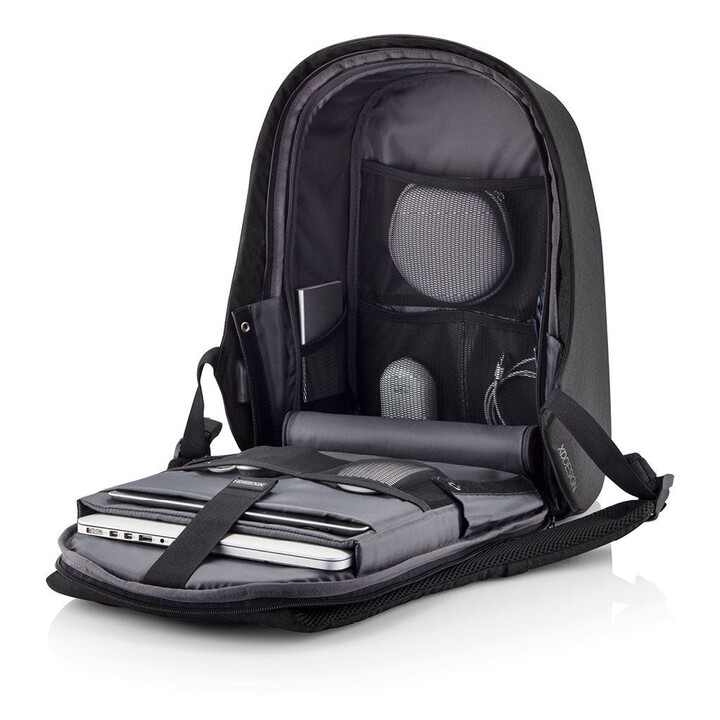 MOCHILA ANTIRROBO DE DISEÑO XD BOBBY HERO PEQUEÑO NEGRO P/N: P705.701