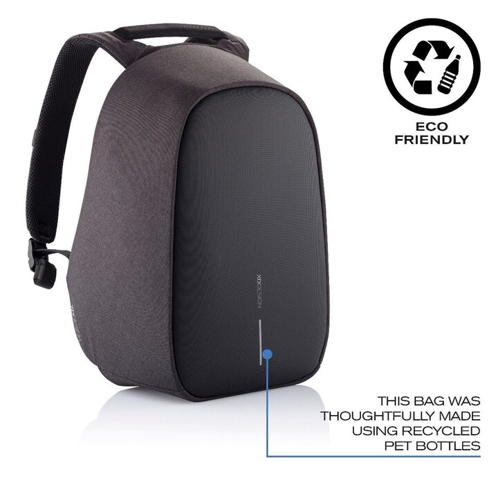 MOCHILA ANTIRROBO DE DISEÑO XD BOBBY HERO PEQUEÑO NEGRO P/N: P705.701