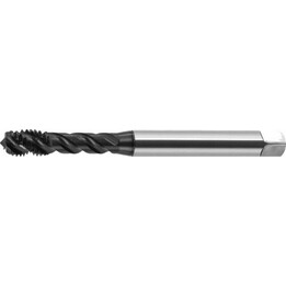 Mascherina Fanar M10x1 DIN-371C R45 HSSE-PM HL Mastertap per lavori di precisione, Argento