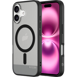 Capa traseira para celular incase slim magsafe preto iphone 16