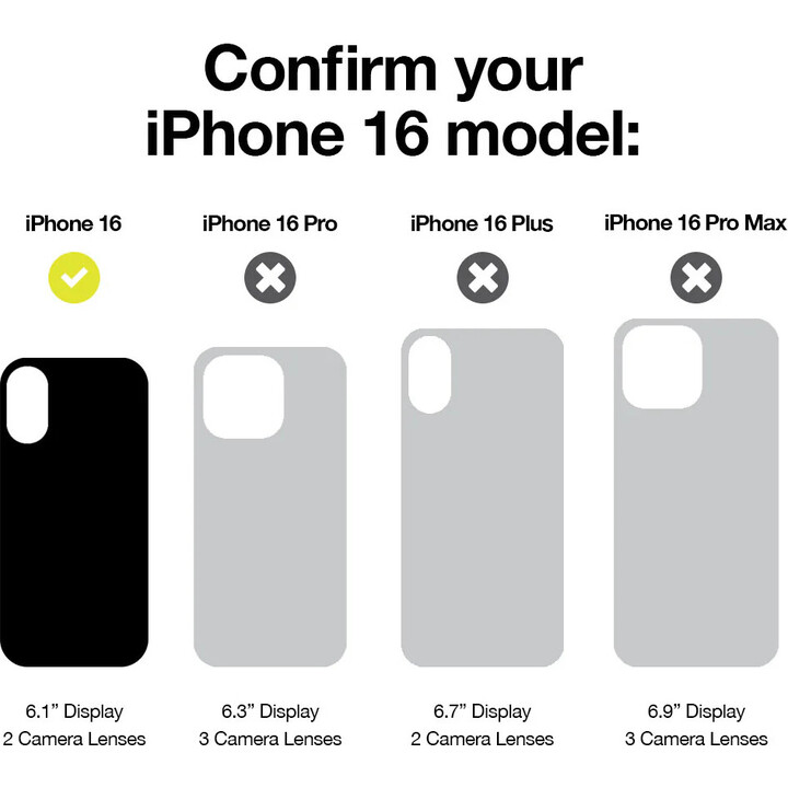 Handyhülle für iPhone 16, schlank, magsicher, transparent