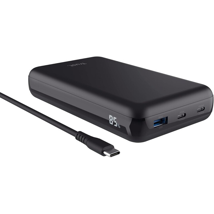Batteria esterna/Powerbank Trust Laro 20000mAh/ 100W/Compatibile con laptop