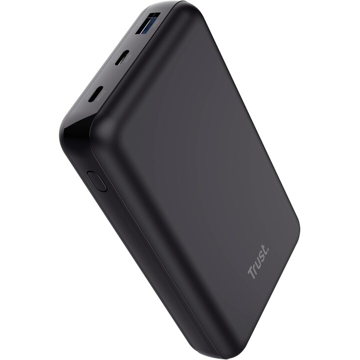 Batterie Externe/Powerbank Trust Laro 20000mAh/ 100W/ Compatible avec Ordinateurs Portables