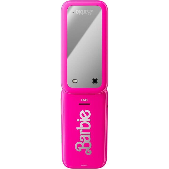 HMD Barbie Móvil Flip Phone 2.8 Pulgadas 320 x 240 Pixeles 4G 64GB Dual Sim Rosa