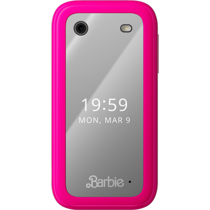 HMD Barbie Móvil Flip Phone 2.8 Pulgadas 320 x 240 Pixeles 4G 64GB Dual Sim Rosa
