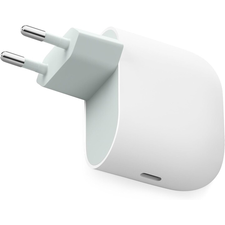 Caricabatterie USB-C Google da 45 W – Caricabatterie rapido per smartphone Pixel, bianco