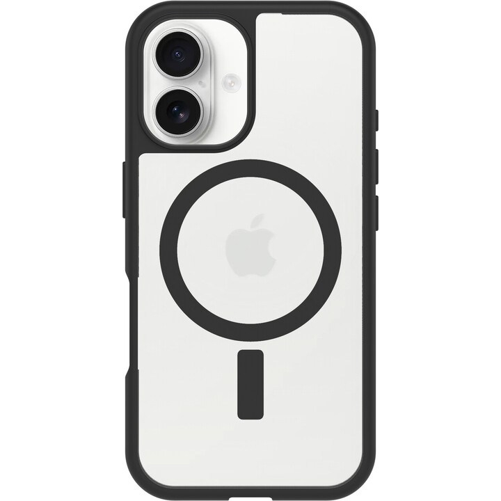 Otterbox React iPhone 16 MagSafe Case Hardcase Backcover Antigolpes - Transparente / Negro