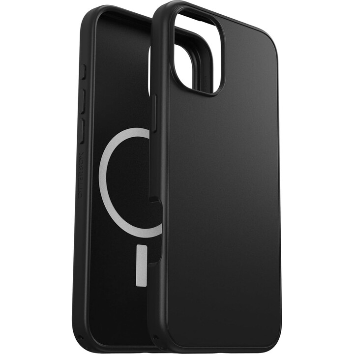 Capa OtterBox Symmetry Series MagSafe para iPhone 16 Plus, à prova de choque, resistente a quedas, capa protetora fina, preta