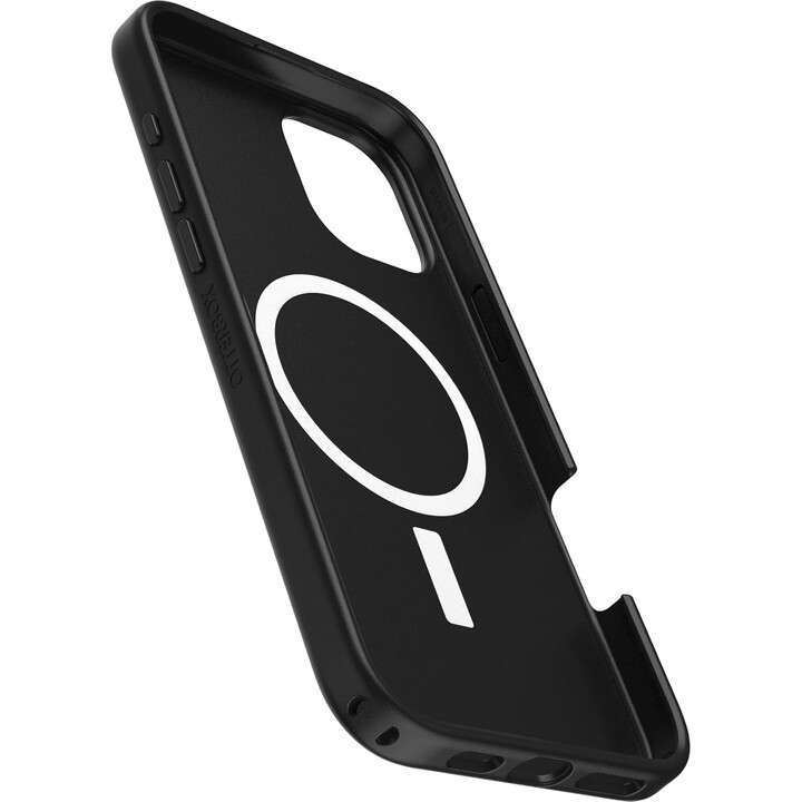 OtterBox Symmetry Series MagSafe Coque pour iPhone 16 Plus, résistante aux chocs, aux chutes, coque de protection fine, noir