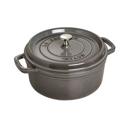 Staub 40509-312-0 cacerola 5,25 L Alrededor Grafito, Gris
