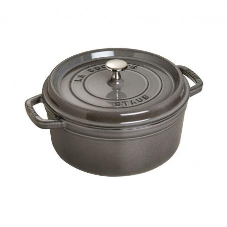 Staub 40509-312-0 cacerola 5,25 L Alrededor Grafito, Gris