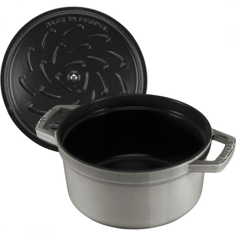 Staub 40509-312-0 cacerola 5,25 L Alrededor Grafito, Gris