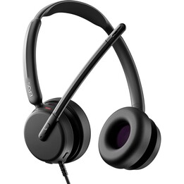 EPOS IMPACT 460, binaurales On-Ear-Headset mit Doppelmikrofon, Geräuschunterdrückung, USB-C/USB/A, Plug-and-Play, Zoom, UC