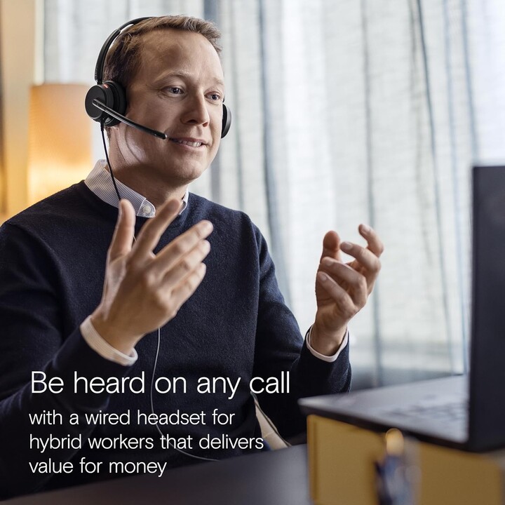 EPOS IMPACT 460, binaurales On-Ear-Headset mit Doppelmikrofon, Geräuschunterdrückung, USB-C/USB/A, Plug-and-Play, Zoom, UC