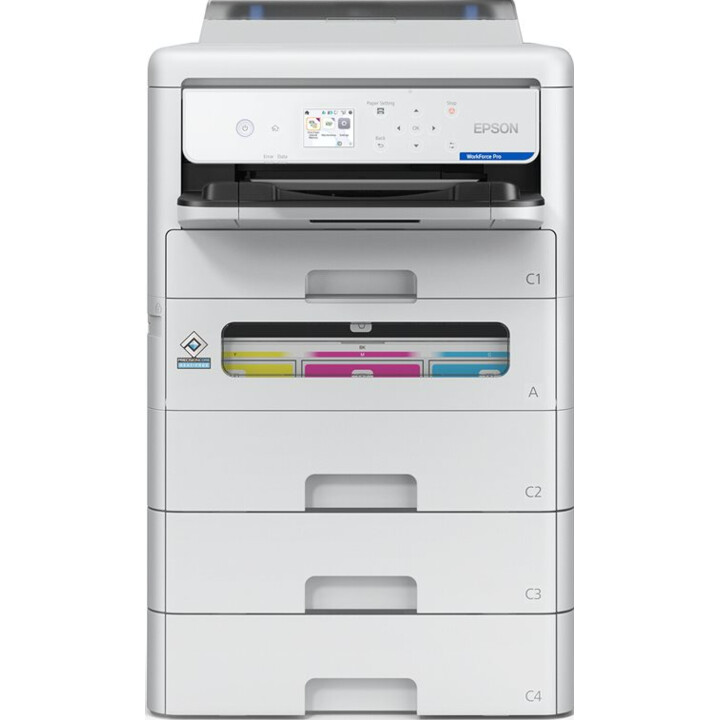 Epson WorkForce Pro EP-C800RDW Farbdrucker, 4800 × 1200 dpi, A4, Duplexdruck, 25 Seiten/Min., WLAN, AirPrint