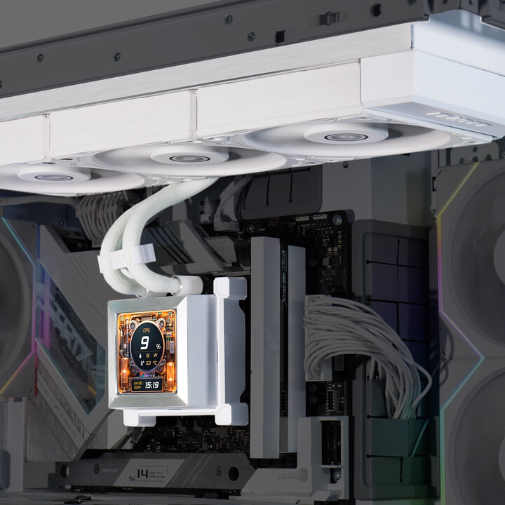 Lian Li HydroShift LCD 360S Blanc