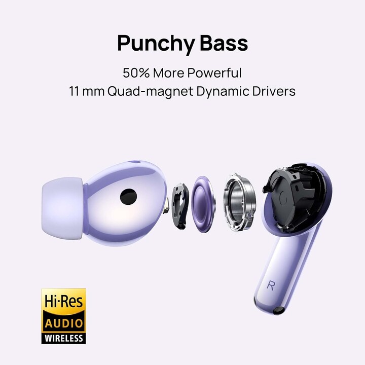 HUAWEI FreeBuds 6i, Smart ANC 3.0, Shocking Bass, 35 Hours Battery Life, Bluetooth 5.3, Black