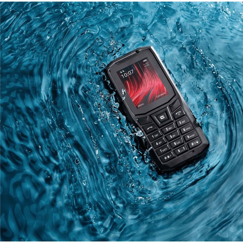 Crosscall Core-S5, 4G cell phone for lasting reliability and efficiency, Dual Sim, Waterproof, Black