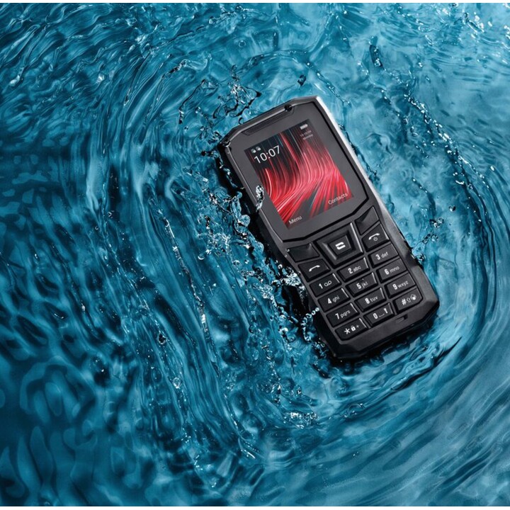 Crosscall Core-S5, Móvil 4G 2,4 Pulgadas 8GB 16GB 2 mégapixels Dual Sim Resistente al agua Negro