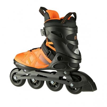 PATINES EN LINEA NILS EXTREME NA14112 NEGRO-NARANJA TALLA. 45
