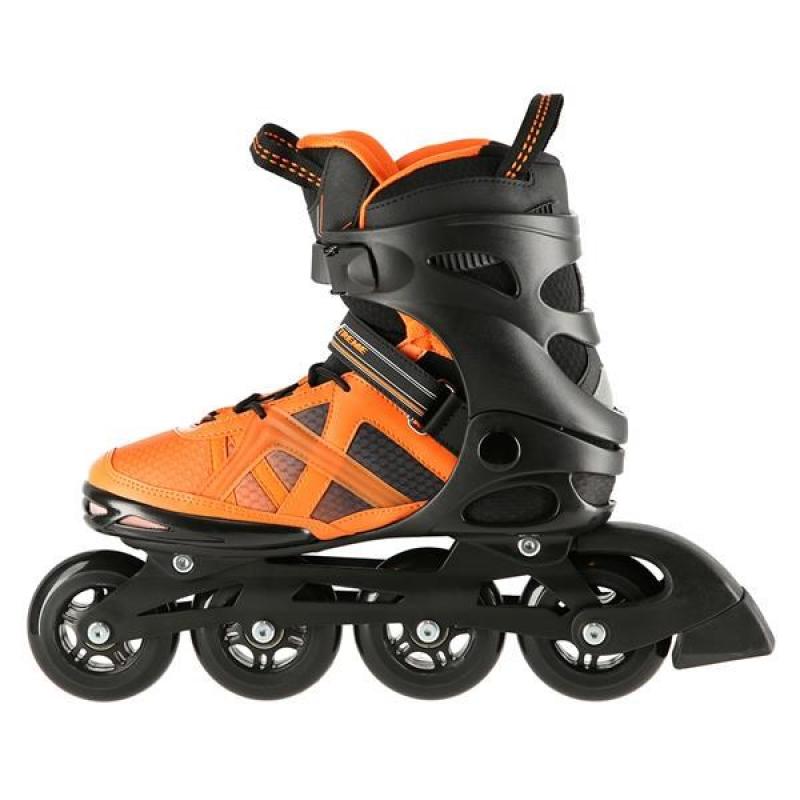 PATINES EN LINEA NILS EXTREME NA14112 NEGRO-NARANJA TALLA. 45