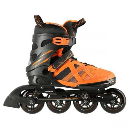 PATINES EN LINEA NILS EXTREME NA14112 NEGRO-NARANJA TALLA. 45