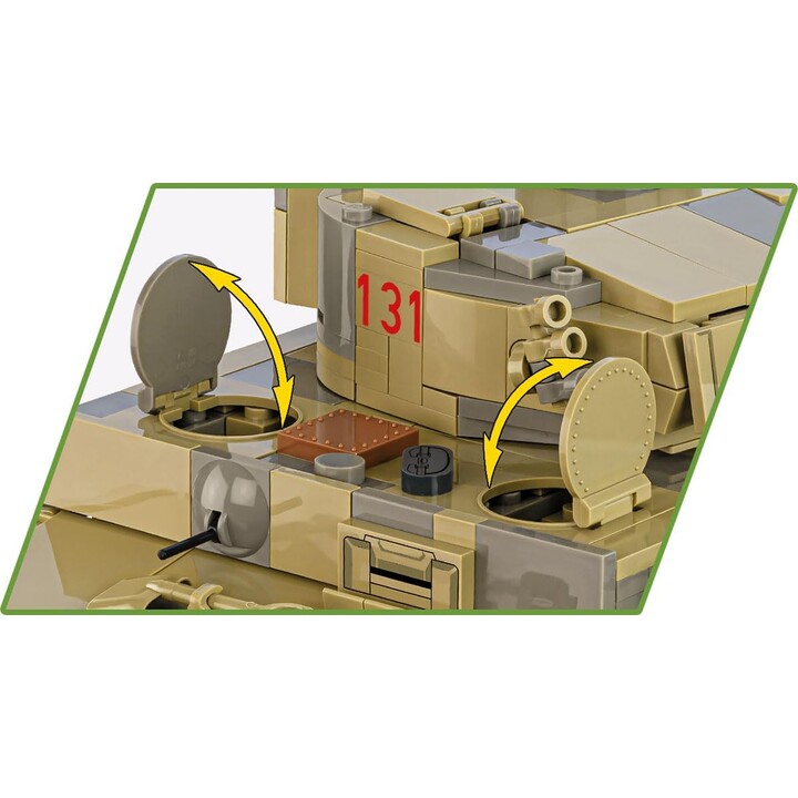 Cobi Factory SA Panzer VI Tiger no131 tanque de construção multicolorido
