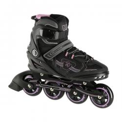 PATINES EN LINEA NILS EXTREME NA9157 NEGRO/MORADO TALLA. 45