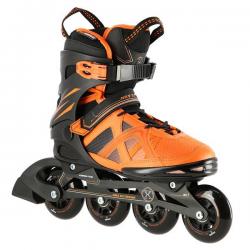 PATINES EN LINEA NILS EXTREME NA14112 NEGRO-NARANJA TALLA. 41