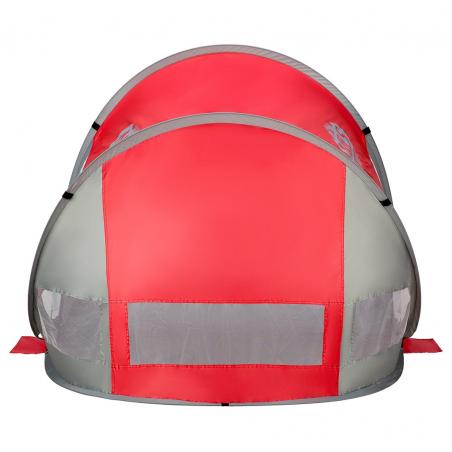 NILS CAMP carpa de playa autoplegable NC3142 Rojo-gris