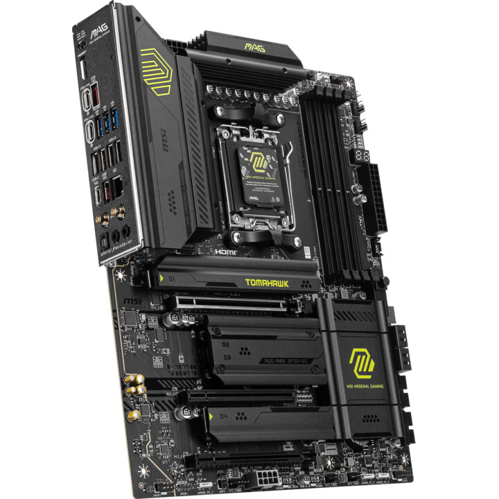 Msi Mag X870 Tomahawk Wifi board,amd,am5,x870,4ddr5,lan5g+wifi7+bt5.4,atx