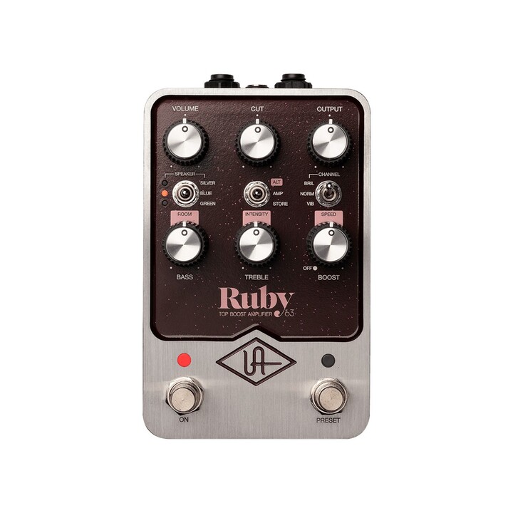 Universal Audio UAFX Ruby 63 Top Boost Amplifier - guitar effect