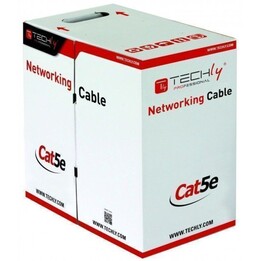 Techly ITP8-RIS-0305LO Netzwerkkabel Schwarz 305 m Cat5e F/UTP (FTP)