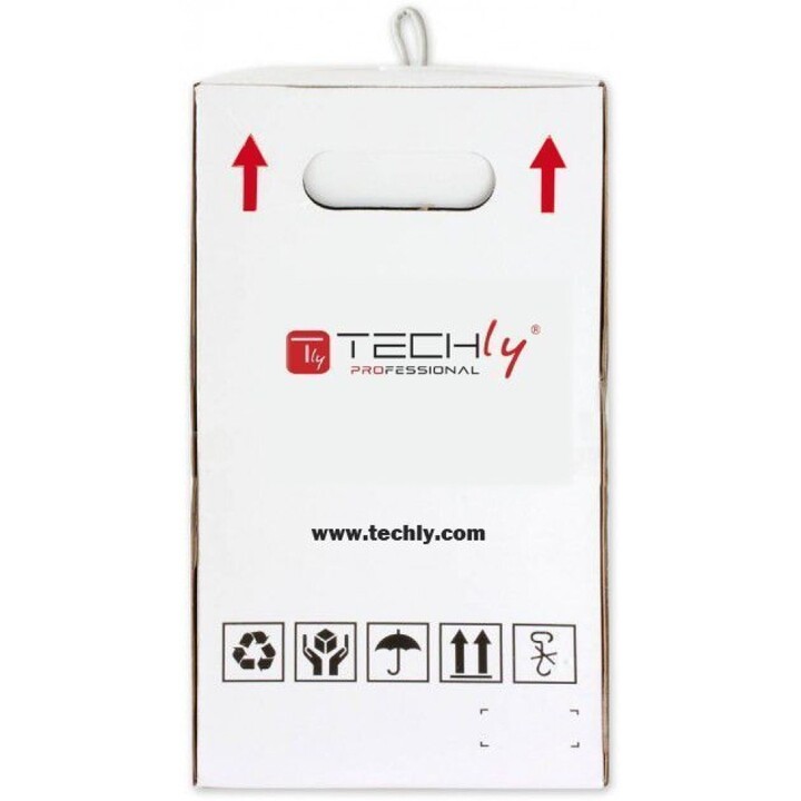 Techly ITP8-RIS-0305LO network cable Black 305 m Cat5e F/UTP (FTP)
