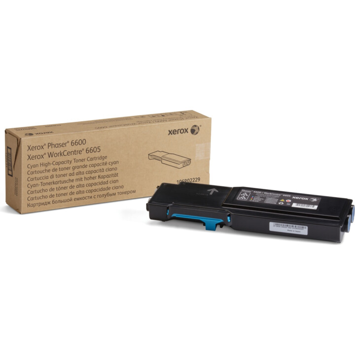 Phaser 6600/WC6605 W| HC Cyan Toner Cartridge 106R02229