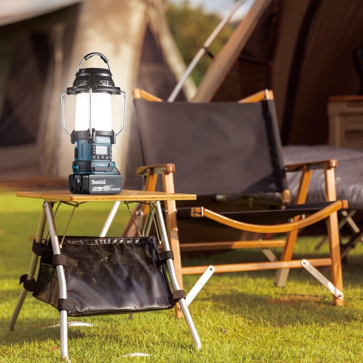 18 V DC/AC (AM/FM) Bluetooth -Radio mit Taschenlampe und Scheinwerfer