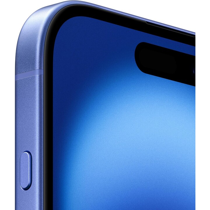 Apple iPhone 16 256GB, teléfono móvil 5G con Apple Intelligence, control de cámara, chip A18, Azul Ultramarino