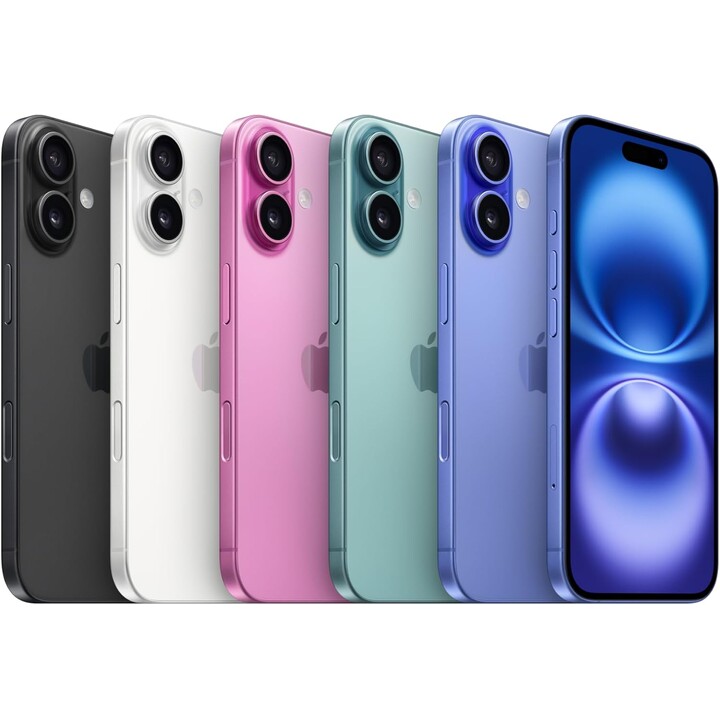 Apple iPhone 16 256GB, teléfono móvil 5G con Apple Intelligence, control de cámara, chip A18, Azul Ultramarino