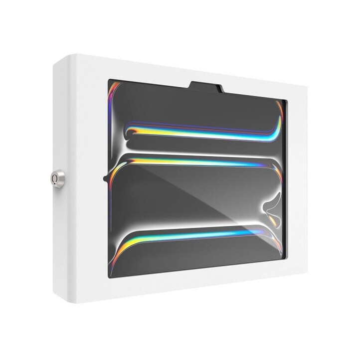 Suporte de parede com gabinete seguro Apex para iPad Pro M4 11" (2024) - Branco