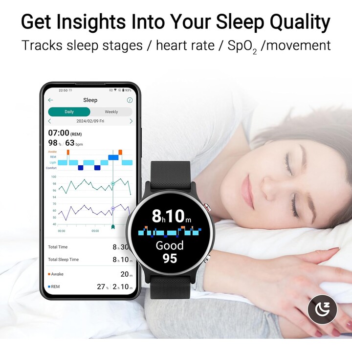 ASUS VivoWatch 6 HC-D06 Nero