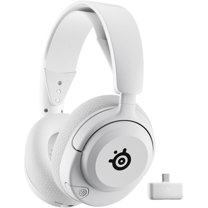 SteelSeries Arctis Nova 5P Wireless - Casque de jeu multi-systèmes - Blanc - Pilotes magnétiques en néodyme
